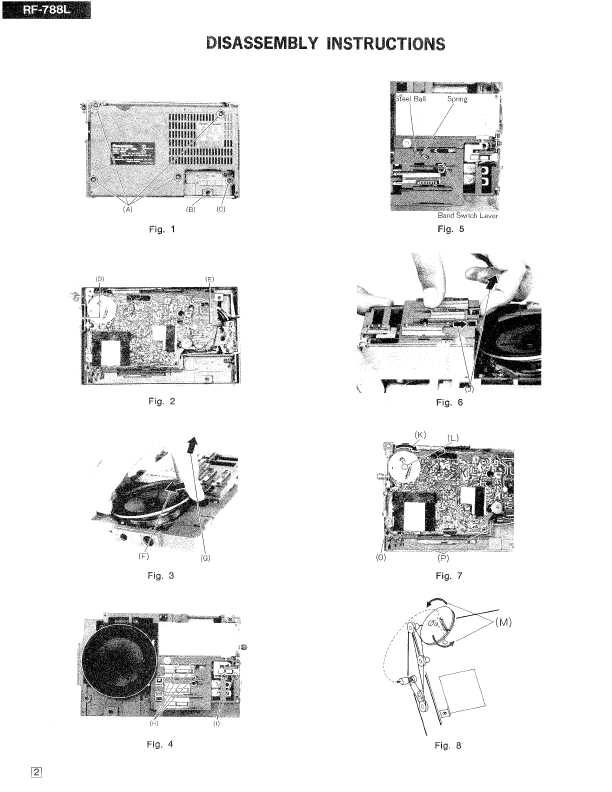 Сервисная инструкция Panasonic RF-788L