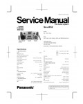 Сервисная инструкция Panasonic SA-AK52