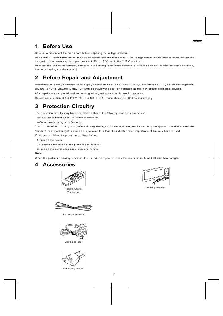 Сервисная инструкция Panasonic SA-AK52