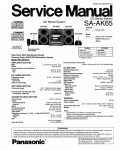 Сервисная инструкция Panasonic SA-AK65