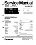 Сервисная инструкция Panasonic SA-AK90