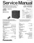 Сервисная инструкция Panasonic SA-HD52EG-K