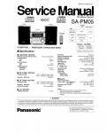 Сервисная инструкция Panasonic SA-PM05GCS, SA-PM05GH, SA-PM05GK