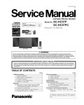 Сервисная инструкция Panasonic SC-HC57PC