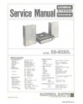 Сервисная инструкция PANASONIC SS-8030L