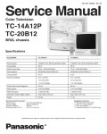 Сервисная инструкция Panasonic TC-14A12P, TC-20B12, BR2L-Chassis
