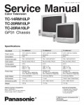 Сервисная инструкция Panasonic TC-14RM10LP, TC-20RM10LP, TC-20RA10LP, GP31-Chassis