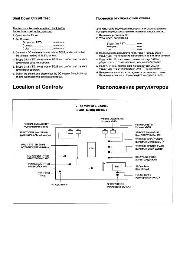 Сервисная инструкция Panasonic TC-21E1R, MX-1A-Chassis