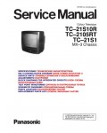 Сервисная инструкция Panasonic TC-21S1, TC-21S10R, TC-2105RT, MX-3-Chassis