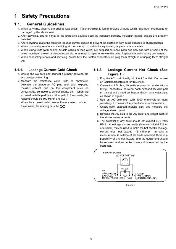 Сервисная инструкция Panasonic TC-L3232C