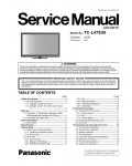 Сервисная инструкция Panasonic TC-L47E50, LA35