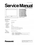 Сервисная инструкция Panasonic TH-37PA60, TH-42PA60