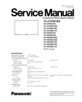 Сервисная инструкция Panasonic TH-37PW7, TH-37PWD7, TH-42PW7, TH-42PWD7