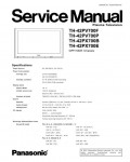 Сервисная инструкция Panasonic TH-42PV700F, GPH10DE chassis