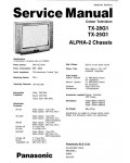 Сервисная инструкция Panasonic TX-25G1, TX-28G1