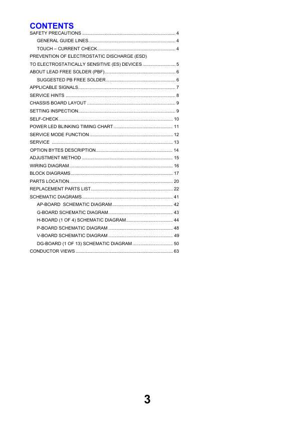Сервисная инструкция Panasonic TX-26LED7, TX-32LED7, TX-26LXD7, TX-32LXD7