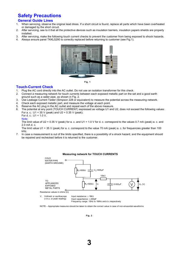 Сервисная инструкция Panasonic TX-26LX60, TX-32LX60