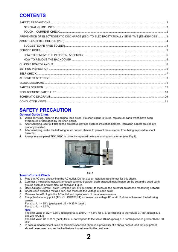 Сервисная инструкция Panasonic TX-26LXD6, TX-32LXD6, GLP21-Chassis