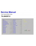 Сервисная инструкция Panasonic TX-28XDP1C