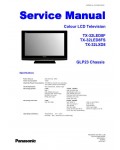 Сервисная инструкция Panasonic TX-32LED8F, TX-32LXD8, GLP23-Chassis