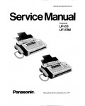 Сервисная инструкция Panasonic UF-270, UF-270M