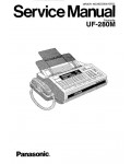 Сервисная инструкция Panasonic UF-280M