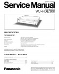 Сервисная инструкция Panasonic WJ-HDE300