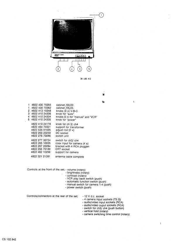 Сервисная инструкция Philips 12TX3412