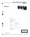 Сервисная инструкция Philips AZ-9020, AZ-9025