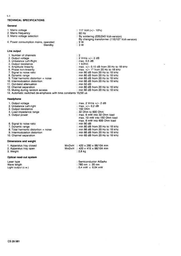 Сервисная инструкция Philips CD-502