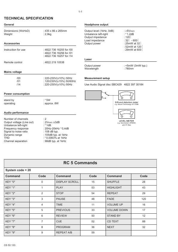 Сервисная инструкция Philips CD-753