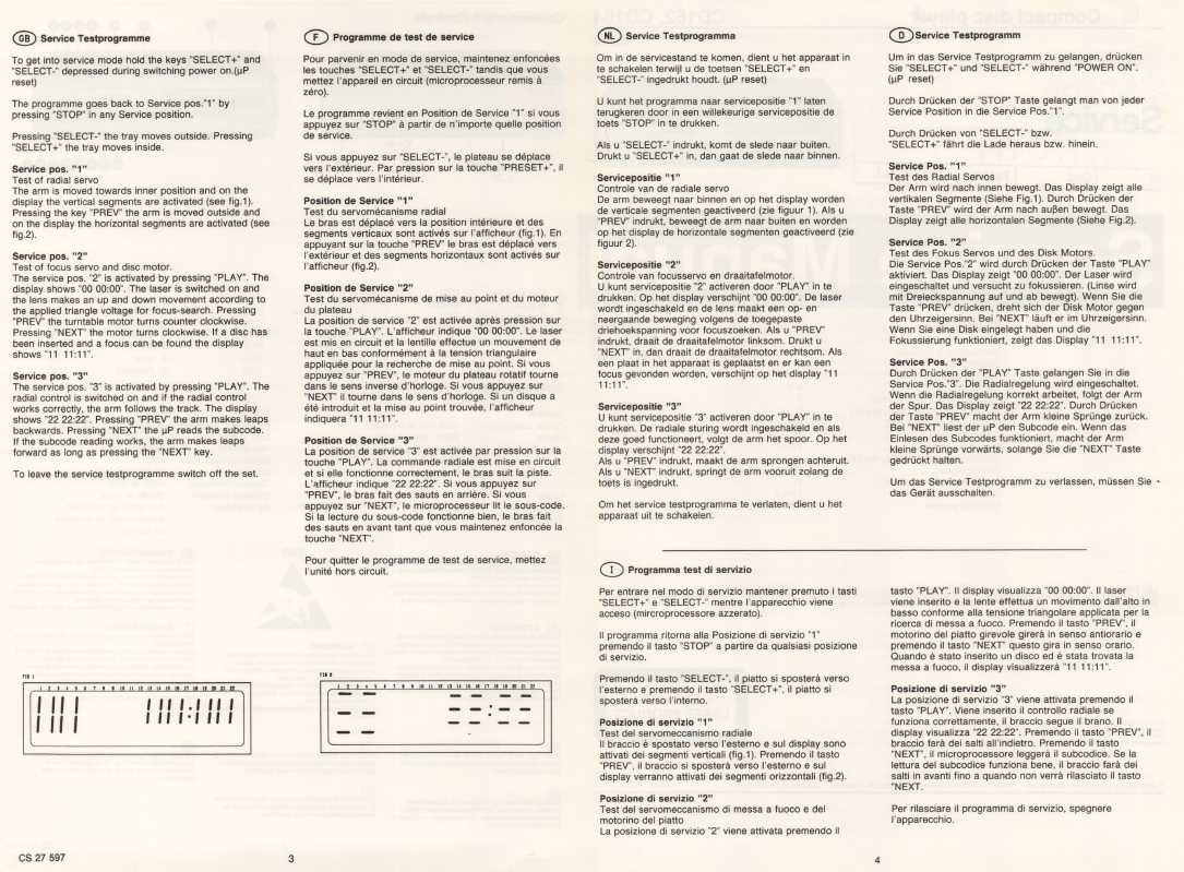 Сервисная инструкция Philips CD162, CD164