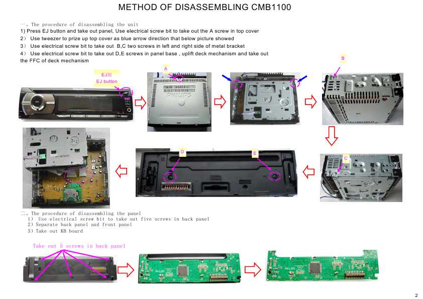 Сервисная инструкция Philips CMB1100
