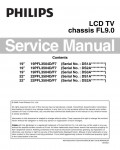 Сервисная инструкция Philips FL9.0 шасси