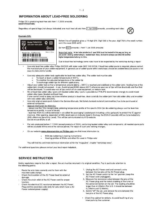Сервисная инструкция Philips MC-D706