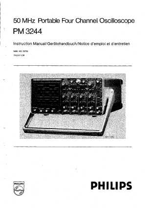 Сервисная инструкция Philips PM-3244