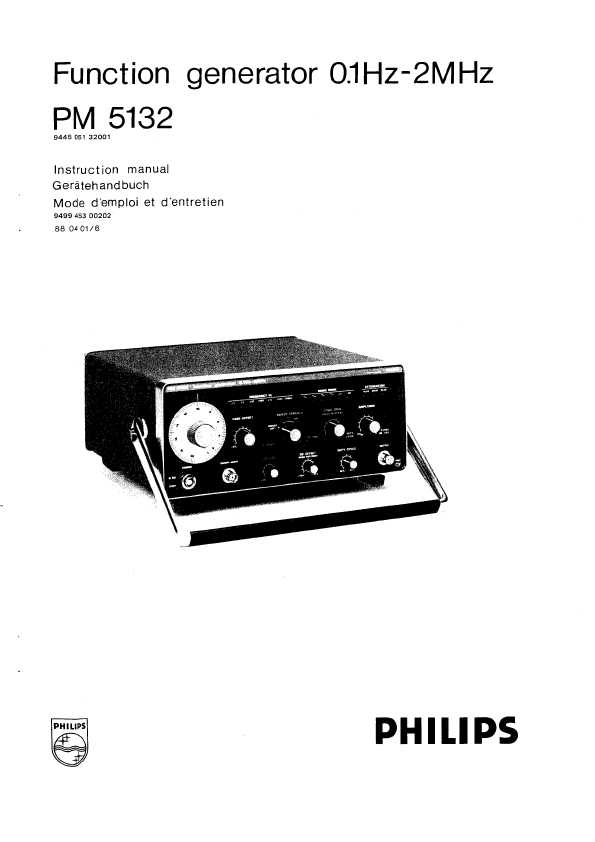 Сервисная инструкция Philips PM-5132
