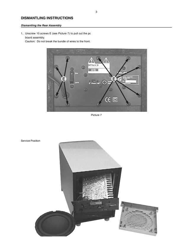Сервисная инструкция Philips SW-988