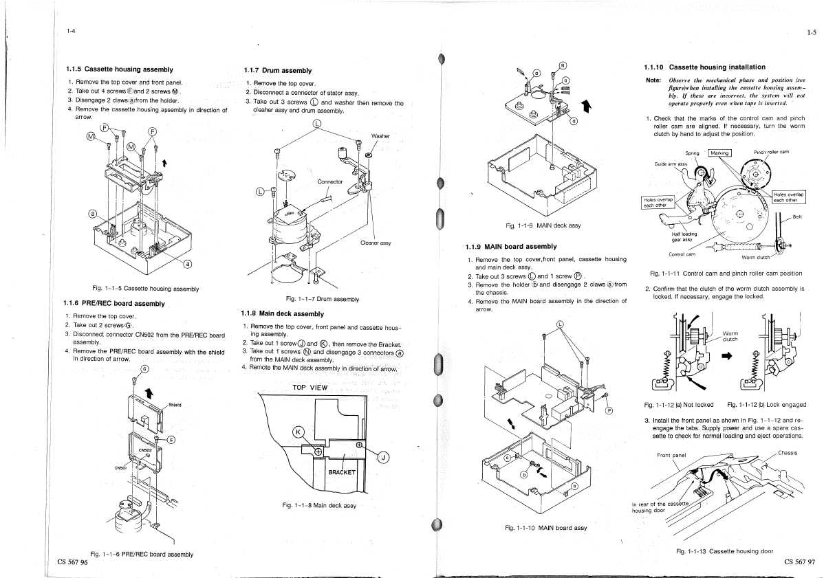 Сервисная инструкция Philips VR-254, VR-454