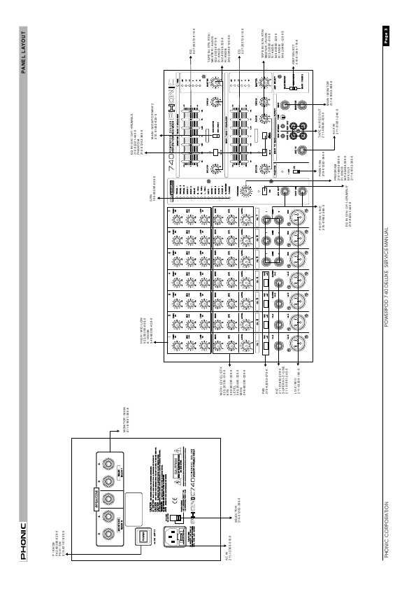 Сервисная инструкция PHONIC POWERPOD 740 DELUXE