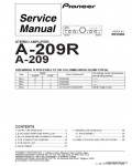 Сервисная инструкция PIONEER A-209, 209R, RRV2283