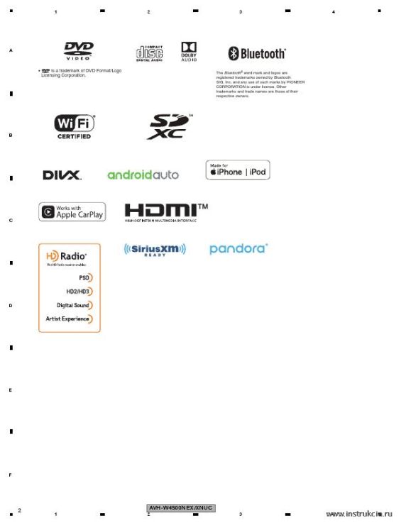 Сервисная инструкция PIONEER AVH-W4500NEX, ERT0070