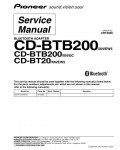 Сервисная инструкция Pioneer CD-BTB200