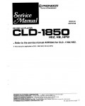 Сервисная инструкция Pioneer CLD-1850