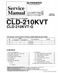 Сервисная инструкция Pioneer CLD-210KVT