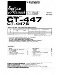 Сервисная инструкция Pioneer CT-447