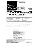 Сервисная инструкция PIONEER CT-737MARKII, ARP1731