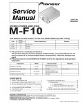 Сервисная инструкция Pioneer M-F10
