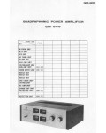 Сервисная инструкция Pioneer QM-800