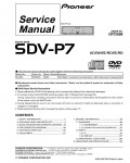 Сервисная инструкция Pioneer SDV-P7